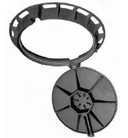 CANAL RD200V y REJILLA S/MARCO